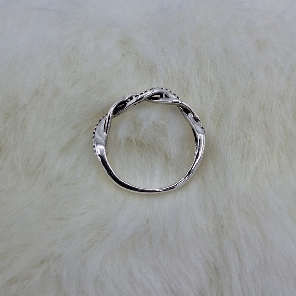 Reeds Jewelers Sterling Silver Twisted Ring - Picture 4 of 11